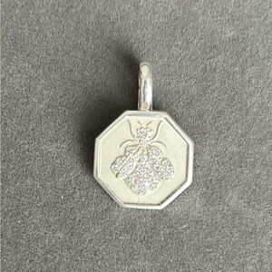 SLANE Sterling  & Diamond Bee Pendant